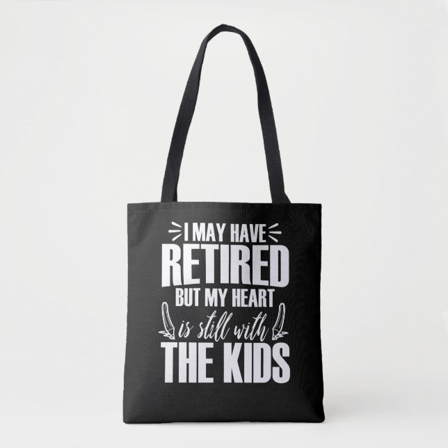 Tote Bag Maternelle préscolaire Enseignant Apprendre Amour  (Devant)