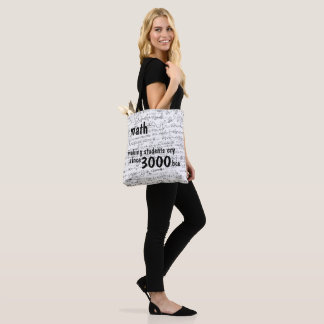 Tote Bag Math - Faire pleurer les étudiants