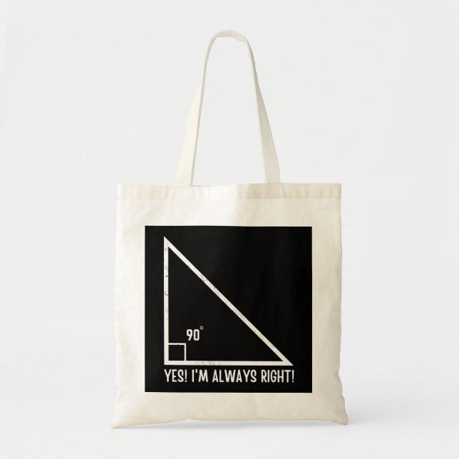 Tote Bag Mathématiques / Mathématiques Enseignant Funny (Devant)