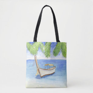 Tote Bag Matin à Bali Aquarelle