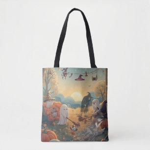 Tote Bag Matin d'Après Halloween - Un Conte de Nettoyage Fa