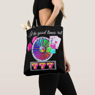 Tote Bag Matrices et Sevens de cartes de roue de fente de
