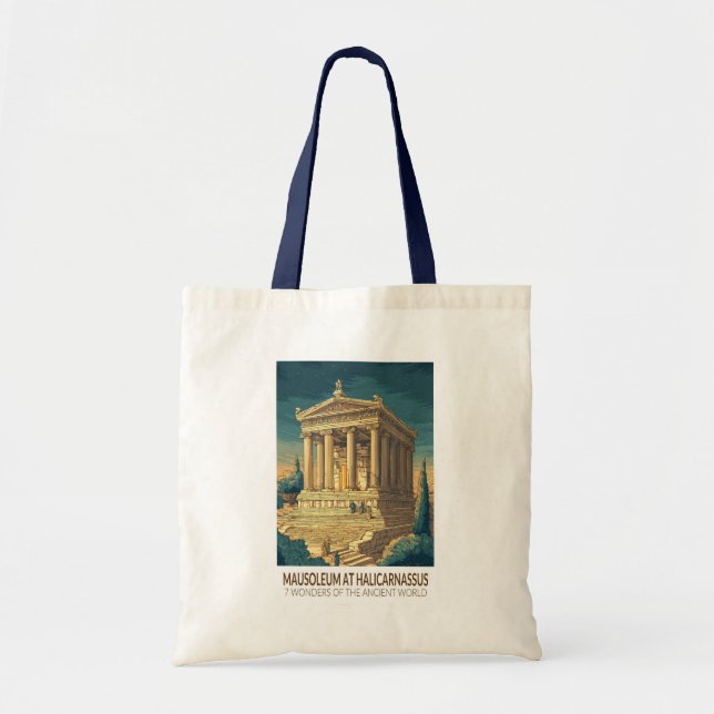 Tote Bag Mausoleum at Halicarnassus 7 Wonders of the World (Devant)