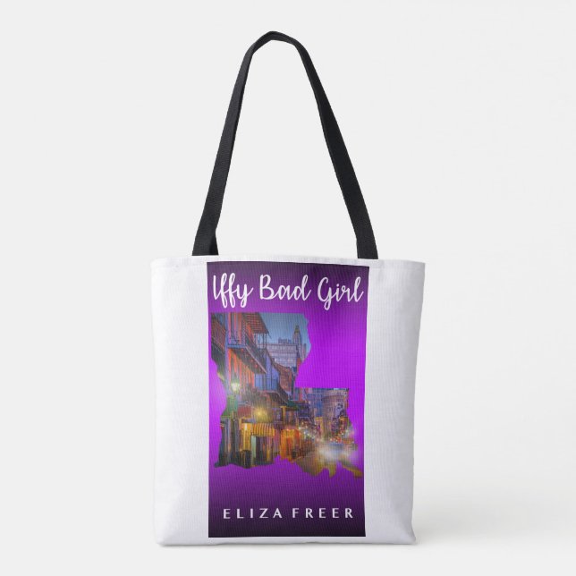 Tote Bag Mauvaise fille incertaine et vers le bas (Dos)