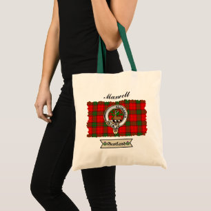 Tote Bag Maxwell Clan Badge & Tartan Fourre-tout