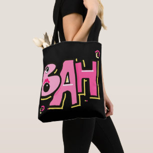 Tote Bag Mazipoodles Bah Humbug 3D Rose Jaune