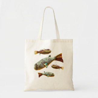 Tote Bag Mbu Pufferfish Puffers d'eau douce Grand Aquarium 