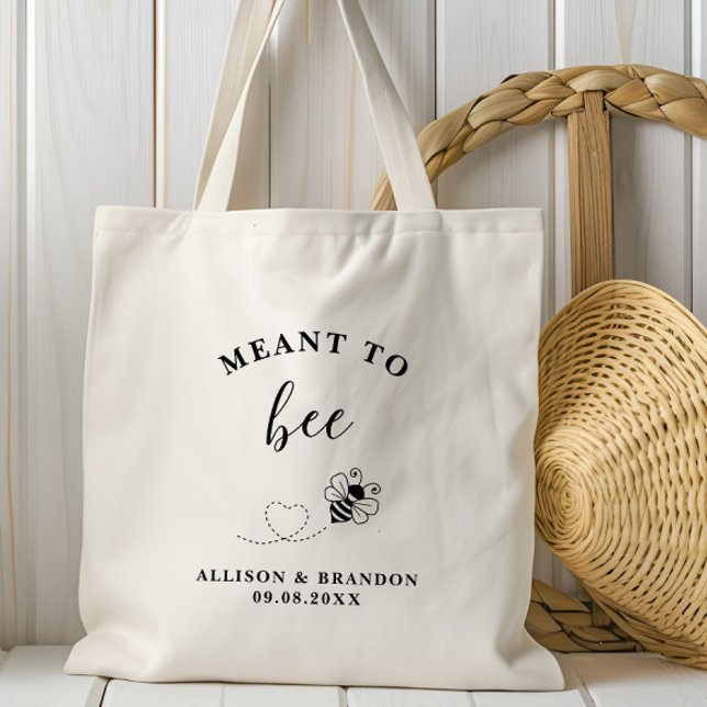 Tote Bag Meant to Bee Favor Wedding Welcome (Créateur téléchargé)