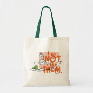 Tote Bag Mec-Seuss Guy-Am-I "Je ne les aime pas"
