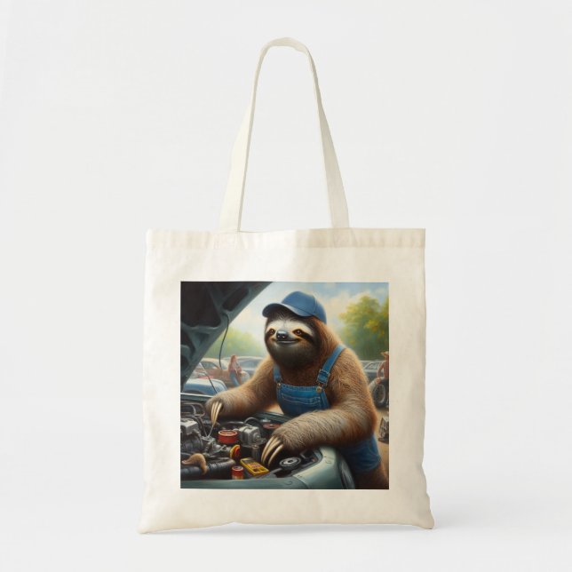 Tote Bag Mécanique de fentes (Devant)