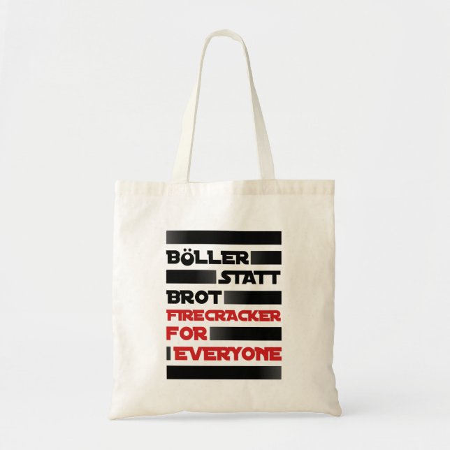 Tote Bag Méchants au lieu du pain ! (Devant)