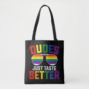 Tote Bag Mecs Ont Juste Meilleur Goût Drôle Gay Fierté LGBT