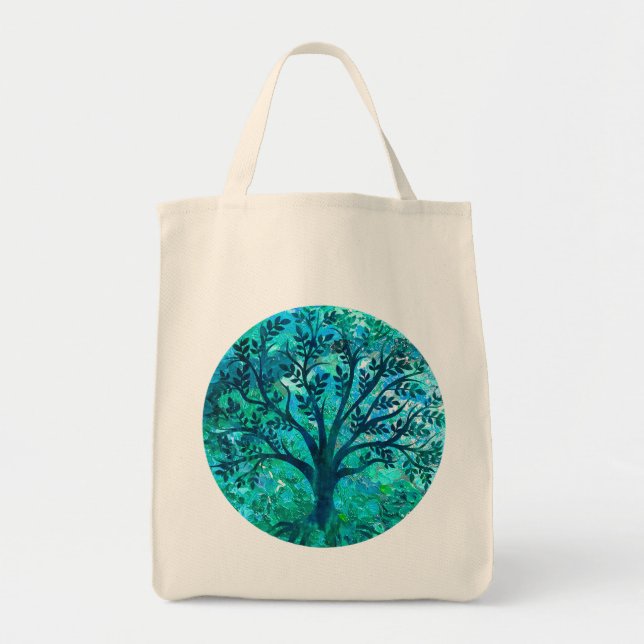 Tote Bag Médaillon d'arbre (Devant)