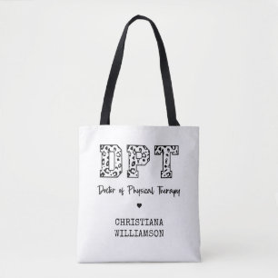 Tote Bag Médecin DPT personnalisé de la thérapie physique c