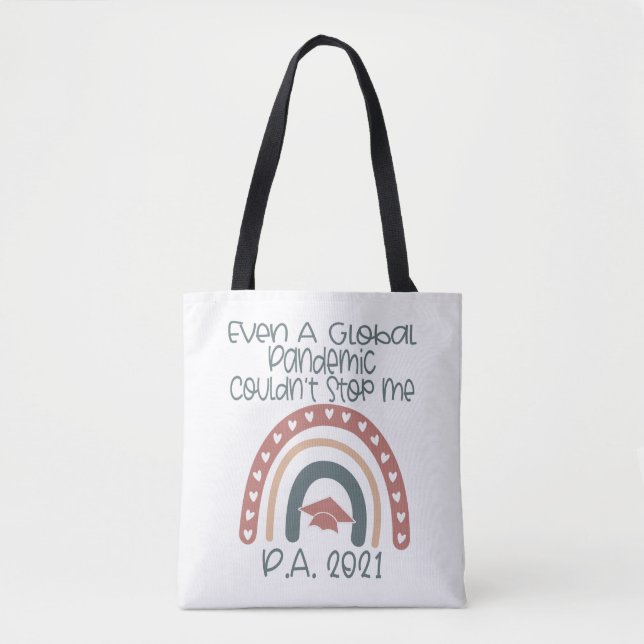 Tote Bag Médecins Diplômé adjoint 2021 Cadeau PA (Devant)