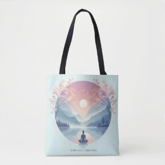 Tote Bag Méditation nature apaisante