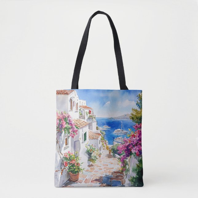 Tote Bag Mediterranean Summer (Devant)