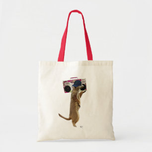 Tote Bag Meerkat avec la sableuse 2 de ghetto de caisson de