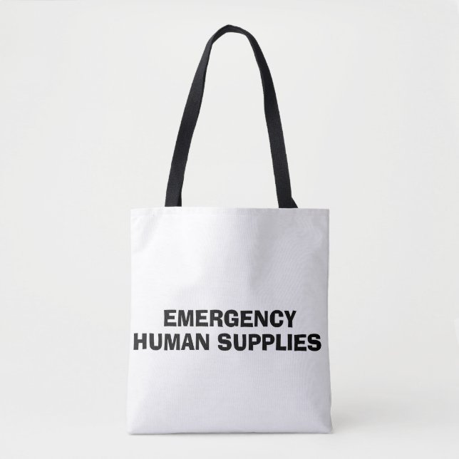 Tote Bag Meeting Survivor - Meme hoodie (Devant)