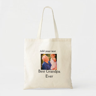 Tote Bag Meilleur grand-père jamais grand-père photo cadeau