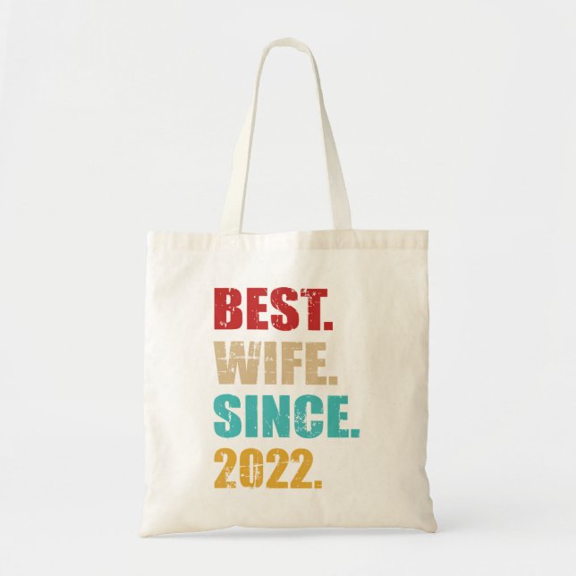 Tote Bag Meilleure Femme Depuis 2022 Pour Le 2E Anniversair (Devant)
