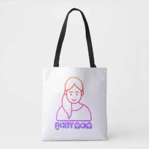 Tote Bag Meilleure illustration maman Fourre-tout