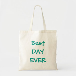 Tote Bag Meilleure journée personnalisée