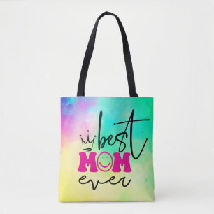 Tote Bag Meilleure maman jamais - Mur de Carré Porte - clé 