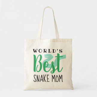 Tote Bag Meilleure maman serpent du monde - Personnalisable