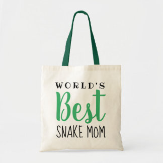 Tote Bag Meilleure maman serpent du monde - Personnalisable