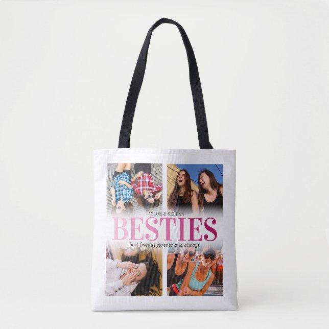 Tote Bag Meilleurs amis 4x Besoins photo (Devant)
