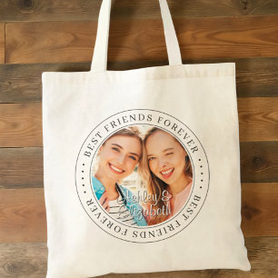 Tote Bag Meilleurs amis pour toujours BFF Simple Photo mode
