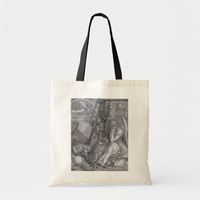 Tote Bag Melancholia, Albrecht Durer (Devant)
