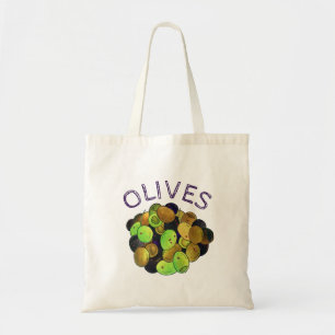 Tote Bag Mélange d'olives méditerranéennes Cuisine grecque 