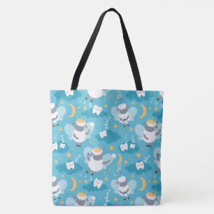 Tote Bag Mélange Mouton Fée Dentiste Hygiéniste