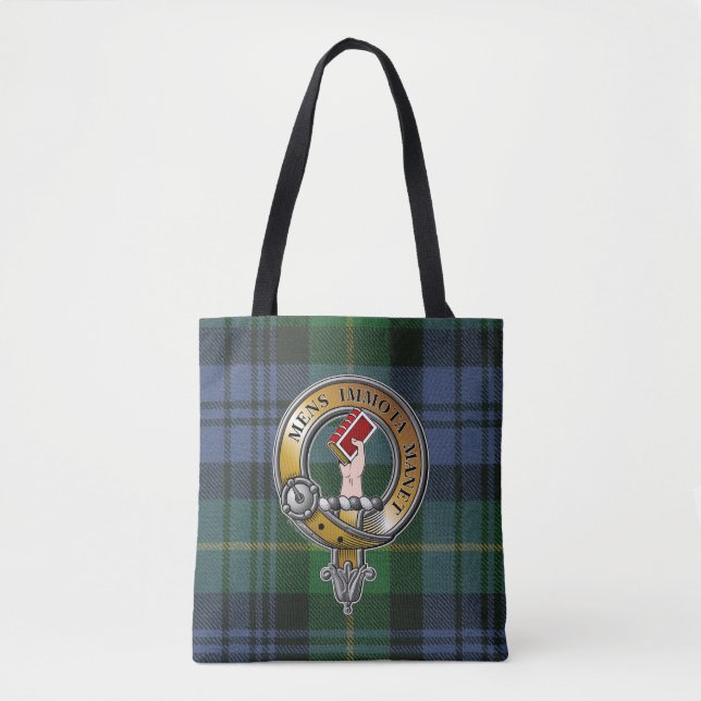 Tote Bag Meldrum Tartan & Badge (Devant)