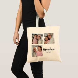 Tote Bag Mémé Script Black 3 Photo Budget