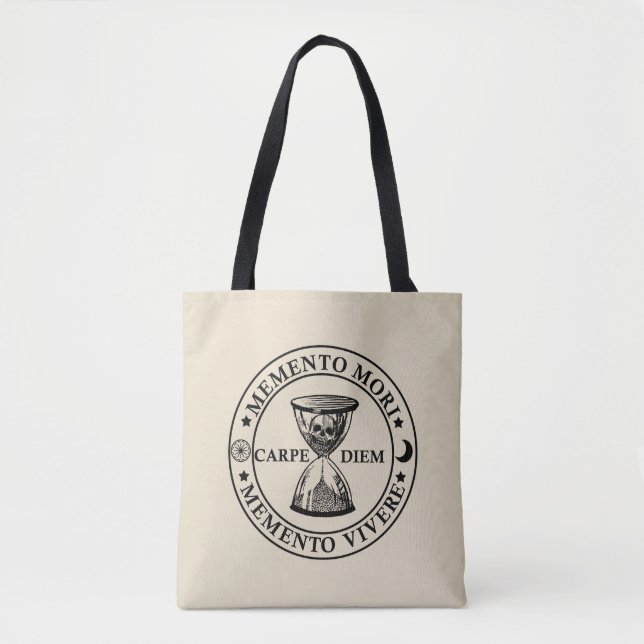 Tote Bag Memento mori memento vivere (Devant)