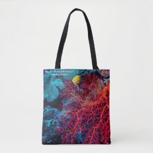 Tote Bag Mémoire de l'océan / Scène de récif corallien