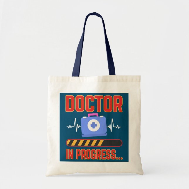 Tote Bag Mens École Médicale Docteur Étudiant Med Education (Devant)