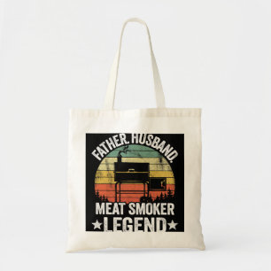 Tote Bag Mens Funny BBQ Vêtements Mens Cadeau pour lui Roi 