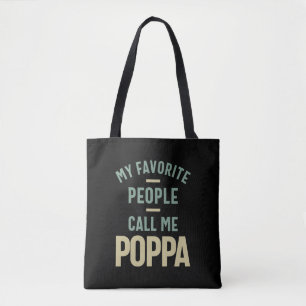Tote Bag Mens Mes Favoris Appelent Moi Poppa