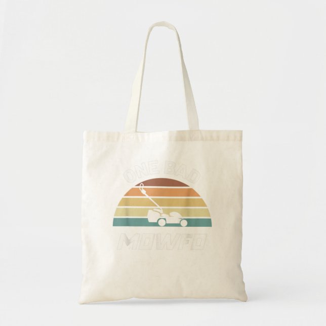 Tote Bag Mens Un Mauvais Mowfo Funny Gardener D'Entretien D (Devant)