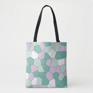 Tote Bag Menthe et Violet