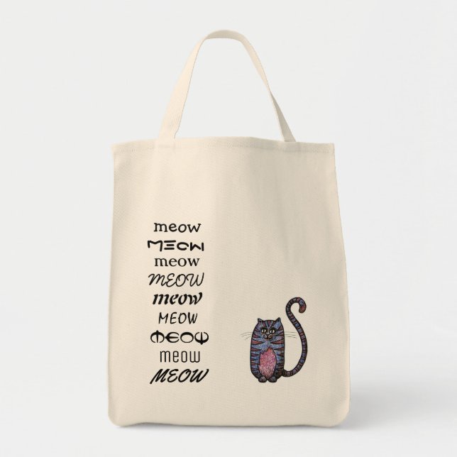Tote Bag Meow Fourre-tout (Devant)