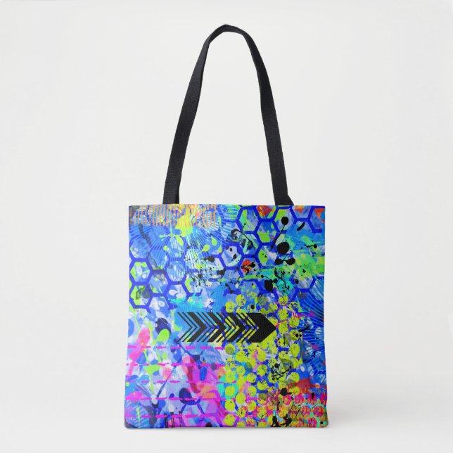 Tote Bag Mer Graffiti (Devant)