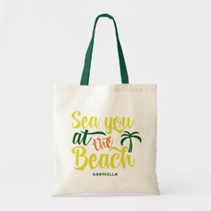 Tote Bag Mer vous à la citation d'été de plage