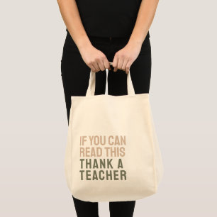 Tote Bag Merci À Un Professeur Appréciation