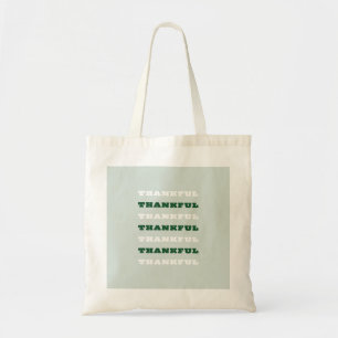 Tote Bag Merci Art Vert, Gratitude, Positif