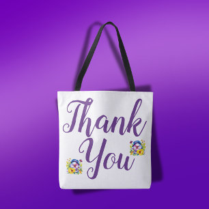 Tote Bag Merci avec panneaux  